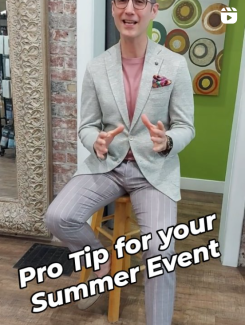 Pro tip for summer events from Rino Ferreri