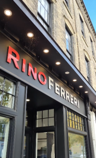 Ferreri Clothier sign fall 2025