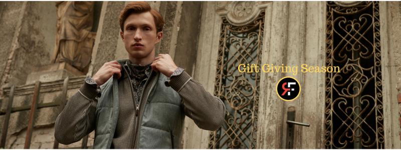 Man wearing a sweater jacket made in italy Ferreri's fall 2025