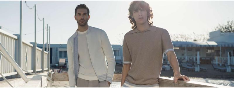 a person standing posing for the camera