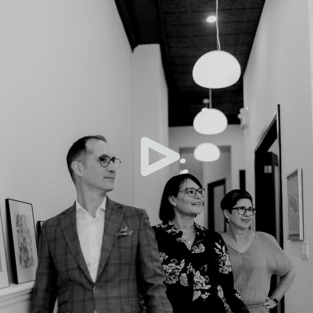 a man and woman posing for a photo