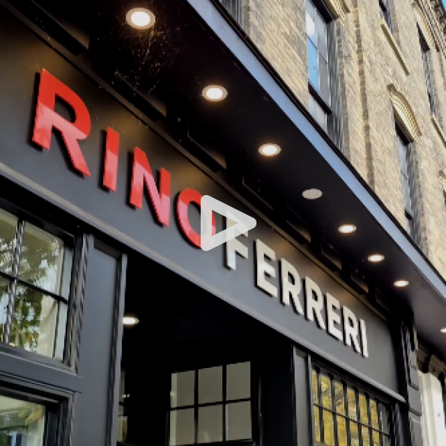 Ferreri Clothier sign fall 2025