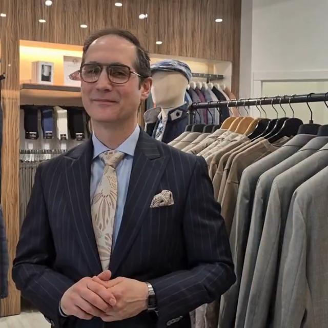 Custom Suits in Cobourg, Ontario with Rino Ferreri